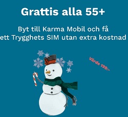 Karma Mobil Julkampanj fram till den 15 januari 2022!!