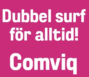 Comviq – Dubbel surf för alltid